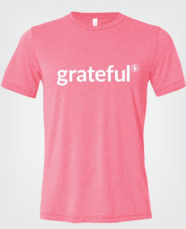 Water Girl Grateful Shirt Neon Pink